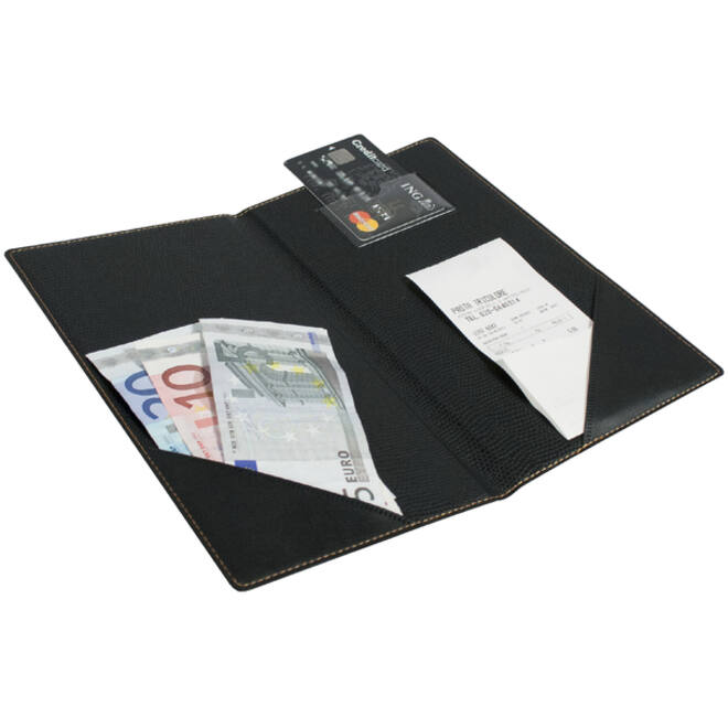 Betaalmap Securit Trendy 23 x 13 cm zwart