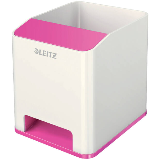 Pennenhouder Leitz WOW wit/roze