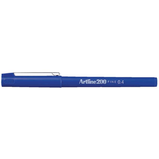 Fineliner Artline 200 rond fijn blauw