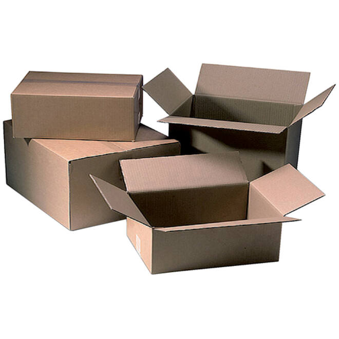 Verzenddoos CleverPack enkelgolf 500x400x300mm bruin pak à 25 stuks