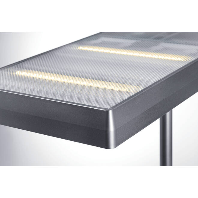 Vloerlamp Hansa led Maxlight aluminium