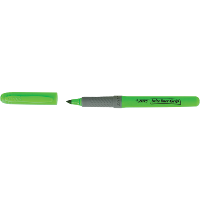 Markeerstift Bic grip assorti etui à 5 stuks