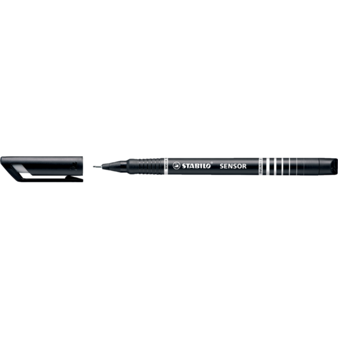 Fineliner STABILO Sensor 189/46 fijn zwart