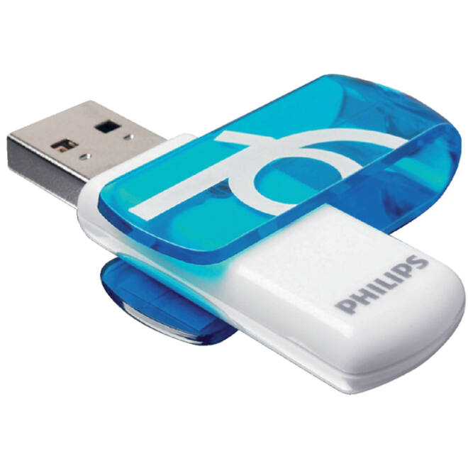 USB-stick 2.0 Philips Vivid Edition Ocean Blue 16GB