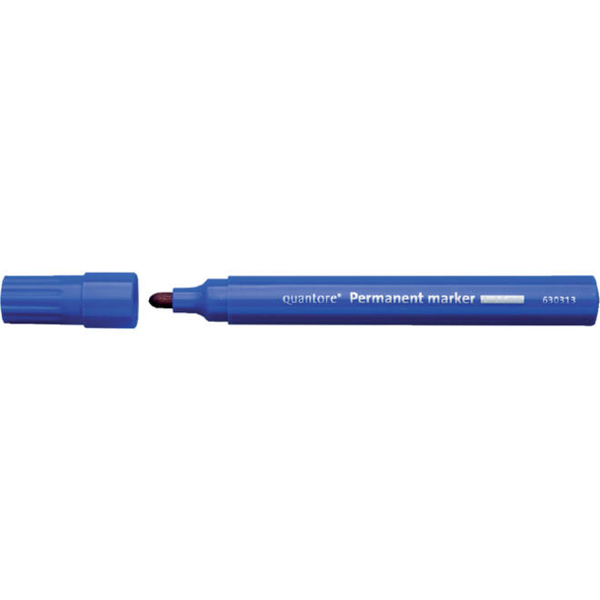 Permanent marker Quantore rond 1-1.5mm blauw