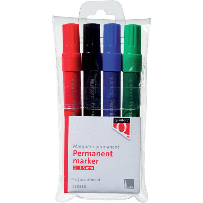Permanent marker Quantore rond 1-1.5mm assorti