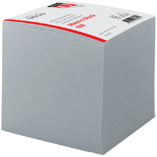 Memoblok Quantore kopgelijmd 98x98mm 900vel