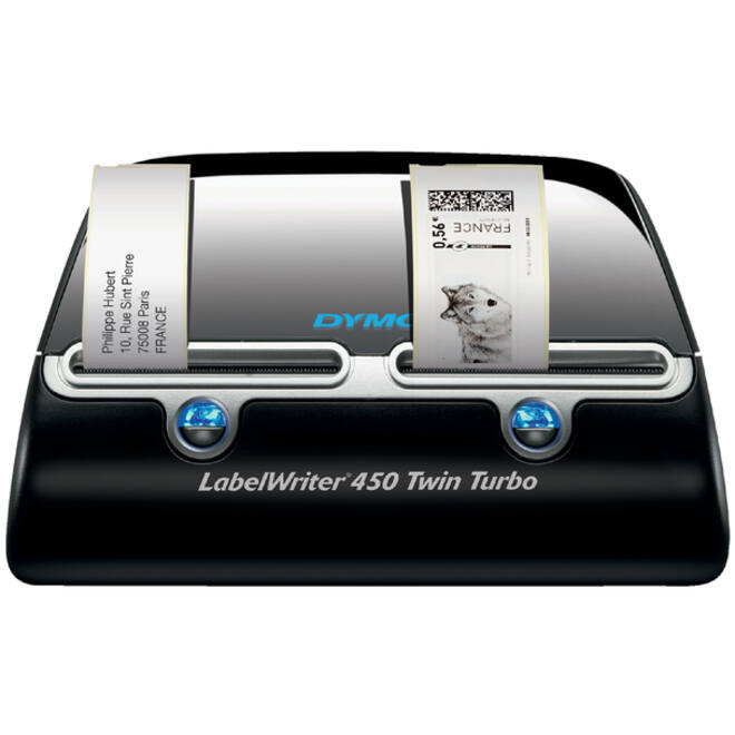 Labelprinter Dymo LabelWriter 450 Twin Turbo desktop zwart