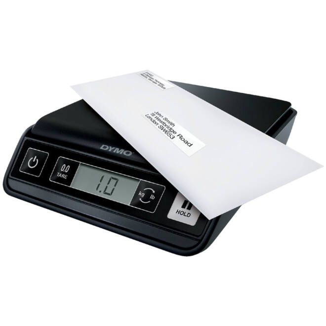 Briefweger Dymo M2 digitaal tot 2000 gram zwart
