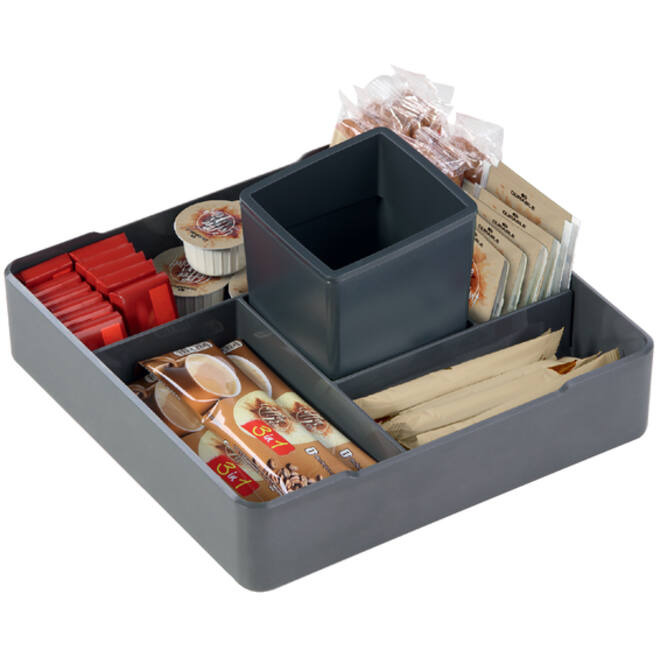 Afvalbak Durable Coffee Point antraciet