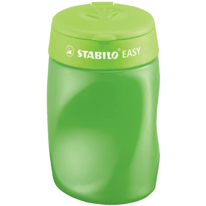 Puntenslijper STABILO Easy 4502 3 in 1 rechtshandig groen
