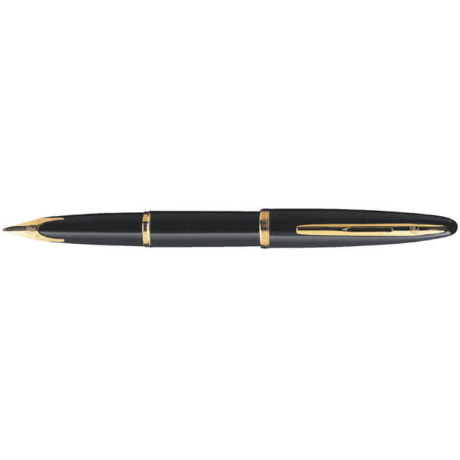 Vulpen Waterman Carene Sea black lacquer GT medium