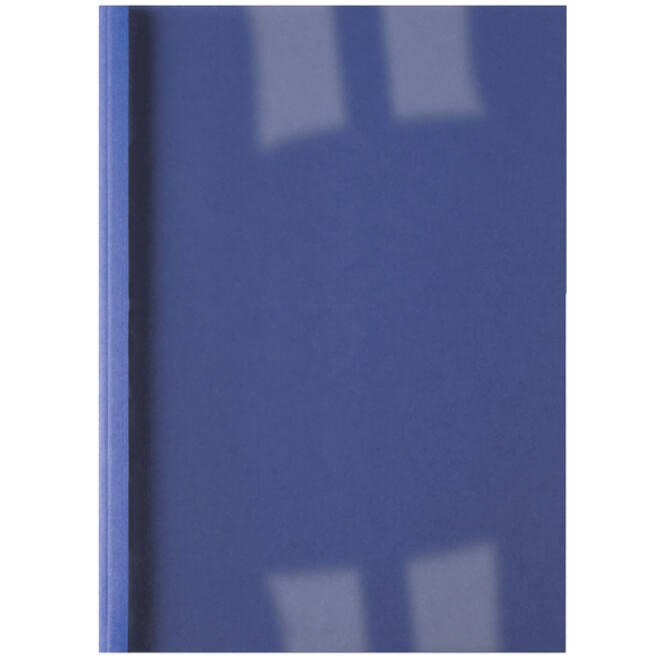 Thermische omslag GBC A4 1.5mm linnen donkerblauw 100stuks