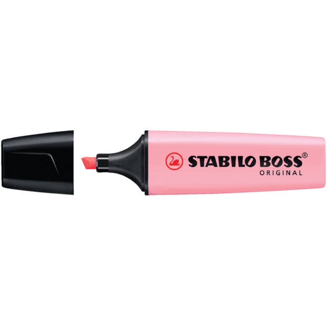 Markeerstift STABILO BOSS Original 70/4 pastel assorti etui à 4 stuks