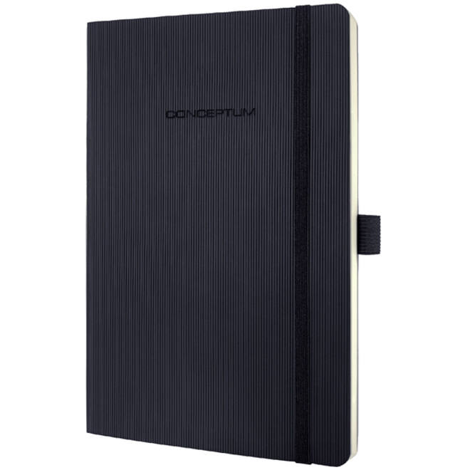 Notitieboek Sigel Conceptum Pure A5 194blz 80gr lijn zwart