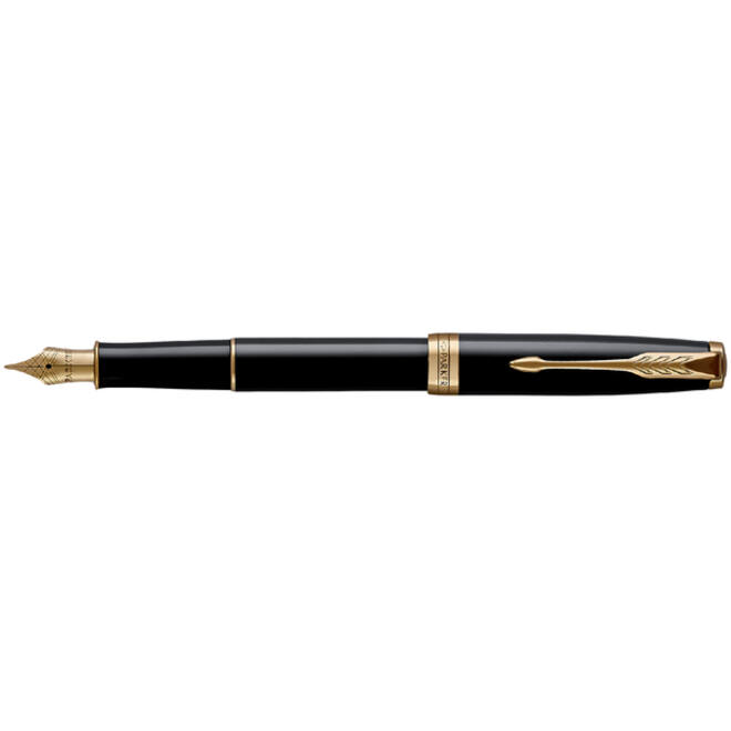 Vulpen Parker Sonnet black lacquer GT medium