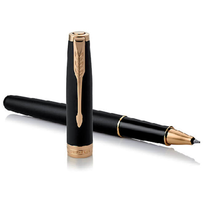 Rollerpen Parker Sonnet matte black GT fijn