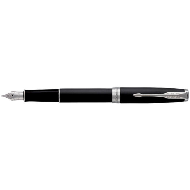Vulpen Parker Sonnet matte black CT fijn