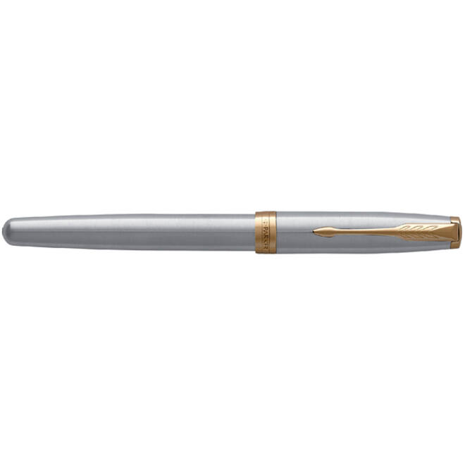 Vulpen Parker Sonnet stainless steel GT fijn