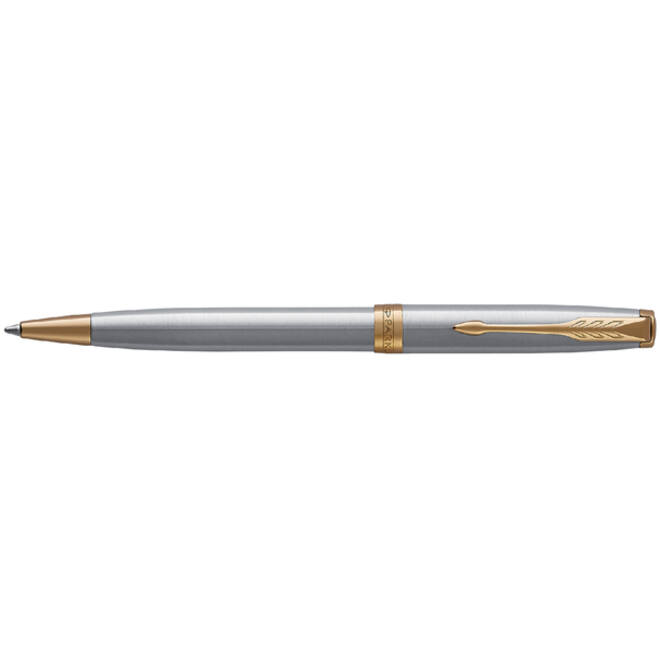 Balpen Parker Sonnet stainless steel GT medium