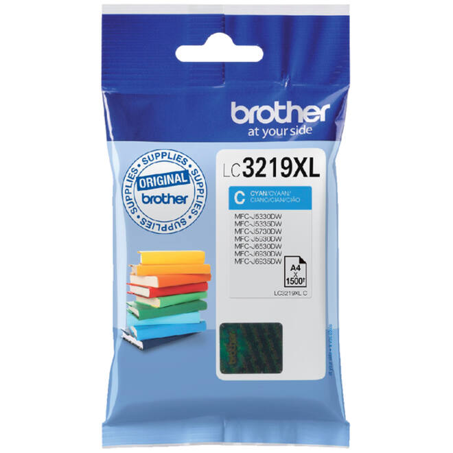 Inktcartridge Brother LC-3219XLC blauw
