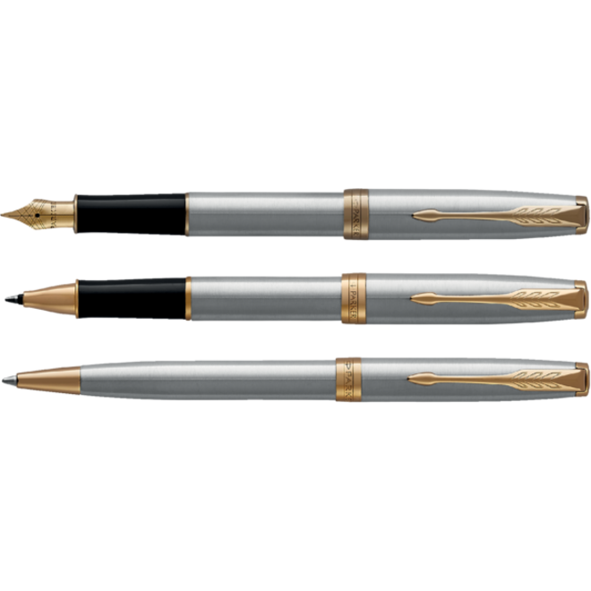 Rollerpen Parker Sonnet steel GT fijn