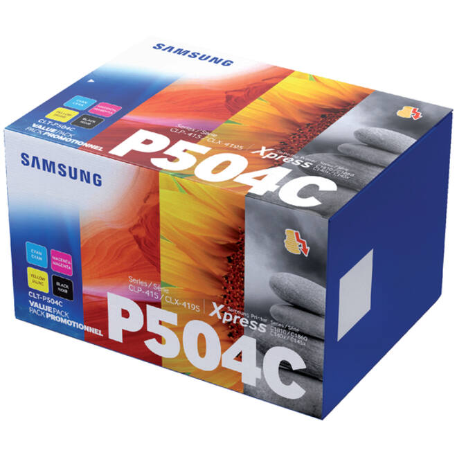 Tonercartridge Samsung CLT-P504C zwart + kleur