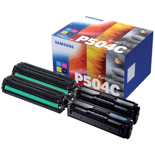 Tonercartridge Samsung CLT-P504C zwart + kleur