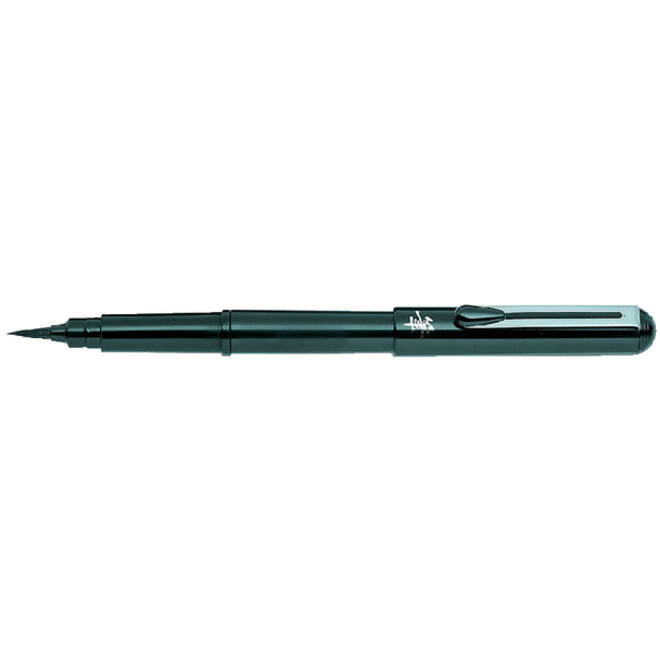 Pocketbrush Pentel XGFKP/FP10 zwart inclusief 2 patronen in blister