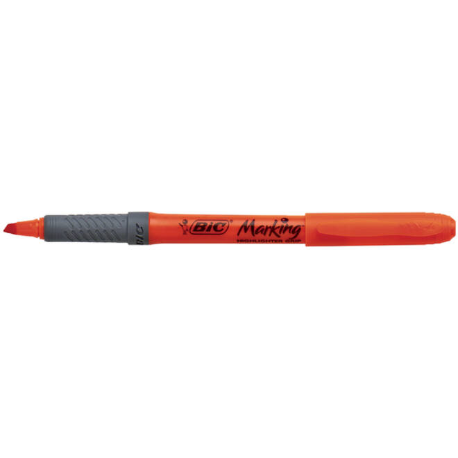 Markeerstift Bic brite liner grip oranje