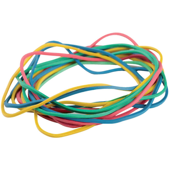 Elastiek Standard Rubber Bands 18 50gr 94 stuks assorti