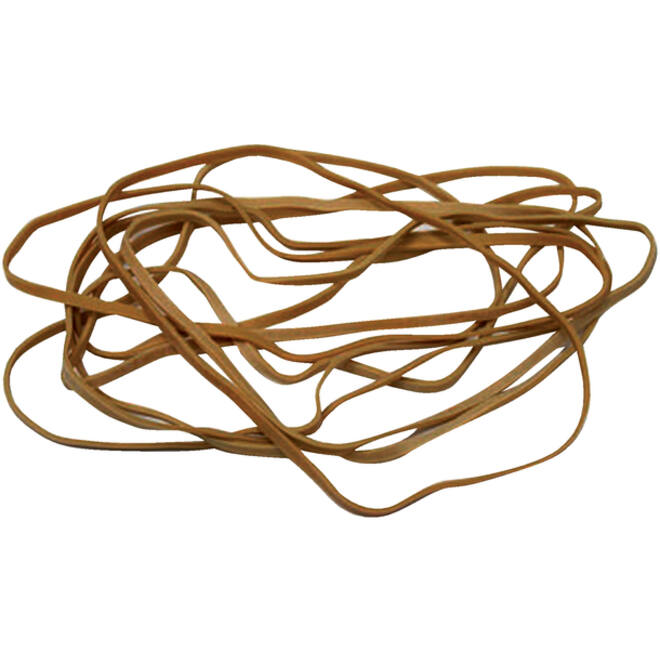 Elastiek Standard Rubber Bands 24 150x1.5mm 500gr 880 stuks bruin