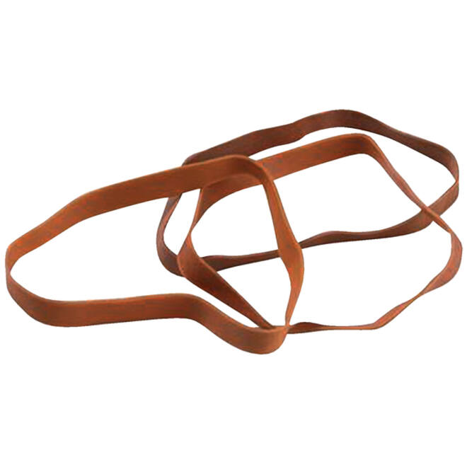 Elastiek Standard Rubber Bands 5604 180x5mm 500gr 222 stuks bruin