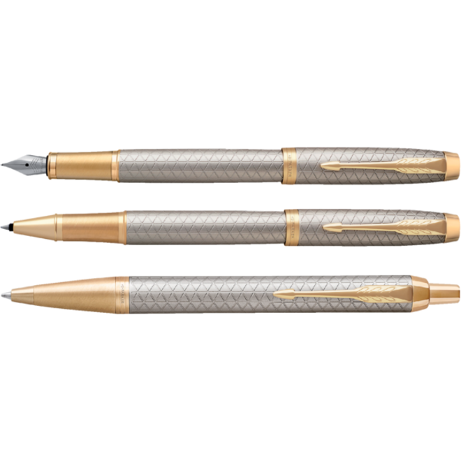 Rollerpen Parker IM Premium warm grey GT fijn