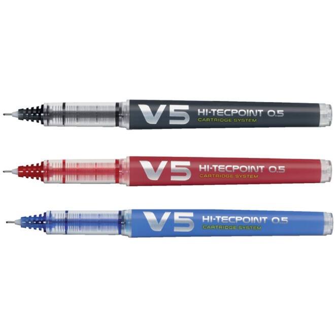 Rollerpen PILOT Begreen Hi-Tecpoint V5 fijn zwart