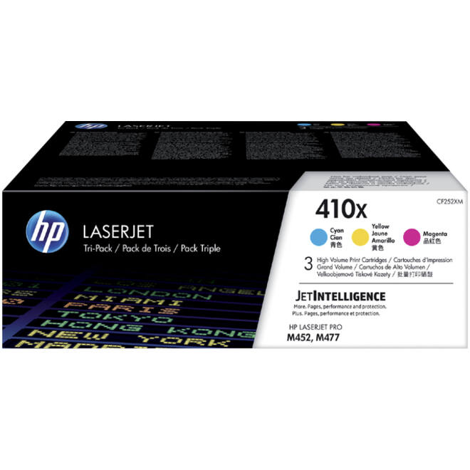Tonercartridge HP CF252XM 410X 3 kleuren