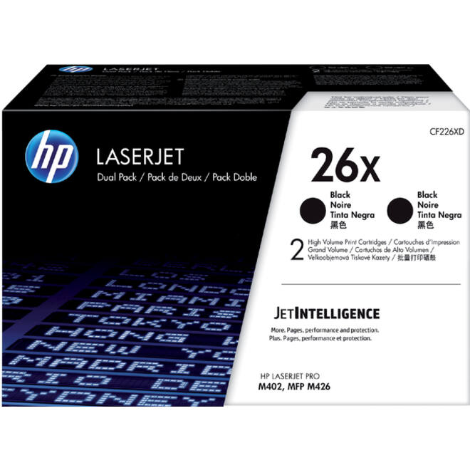 Tonercartridge HP CF226XD 26X zwart 2x