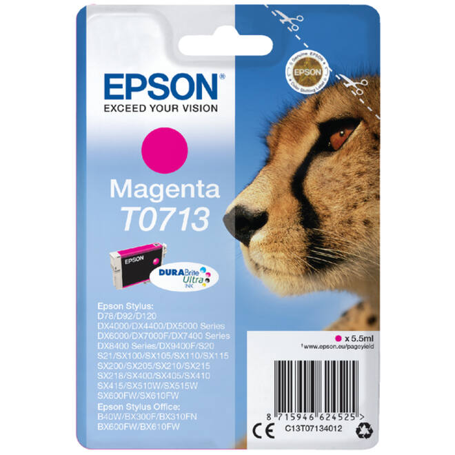 Inktcartridge Epson T0713 rood