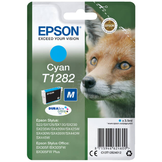 Inktcartridge Epson T1282 blauw