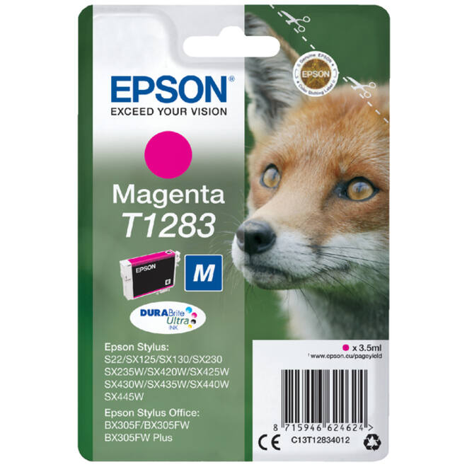 Inktcartridge Epson T1283 rood