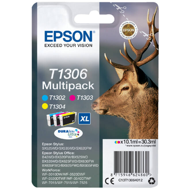 Inktcartridge Epson T1306 3 kleuren