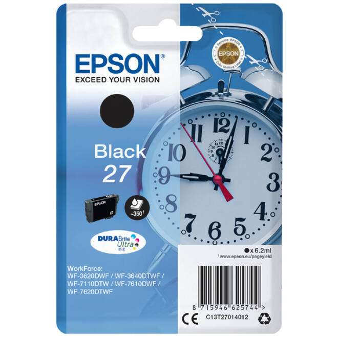 Inktcartridge Epson 27 T2701 zwart
