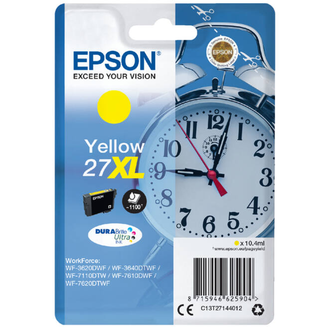 Inktcartridge Epson 27XL T2714 geel