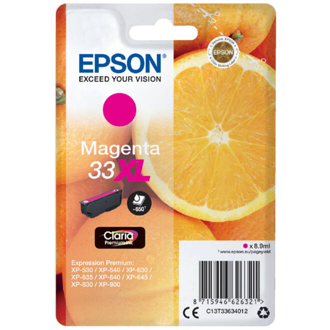 Inktcartridge Epson 33XL T3363 rood