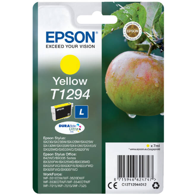 Inktcartridge Epson T1294 geel