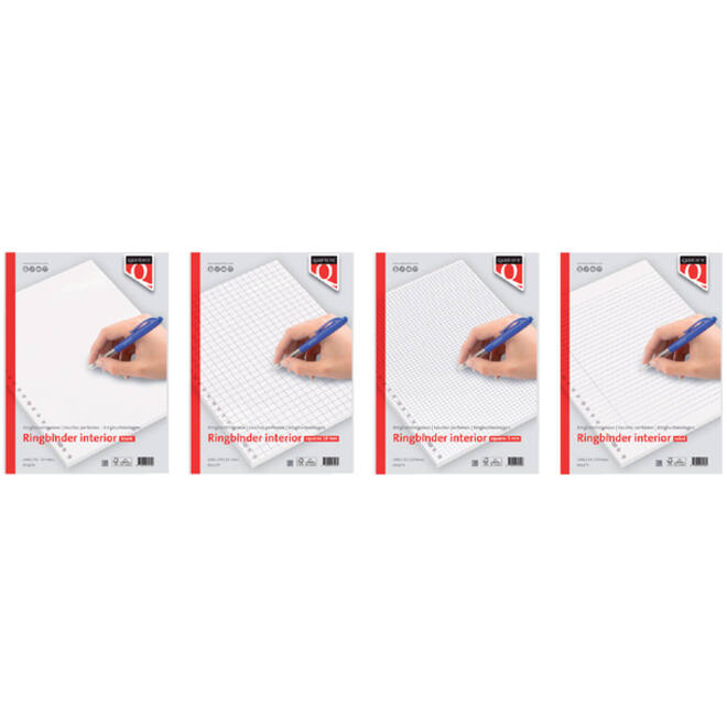 Interieur Quantore A4 23-gaats ruit 10mm 100vel