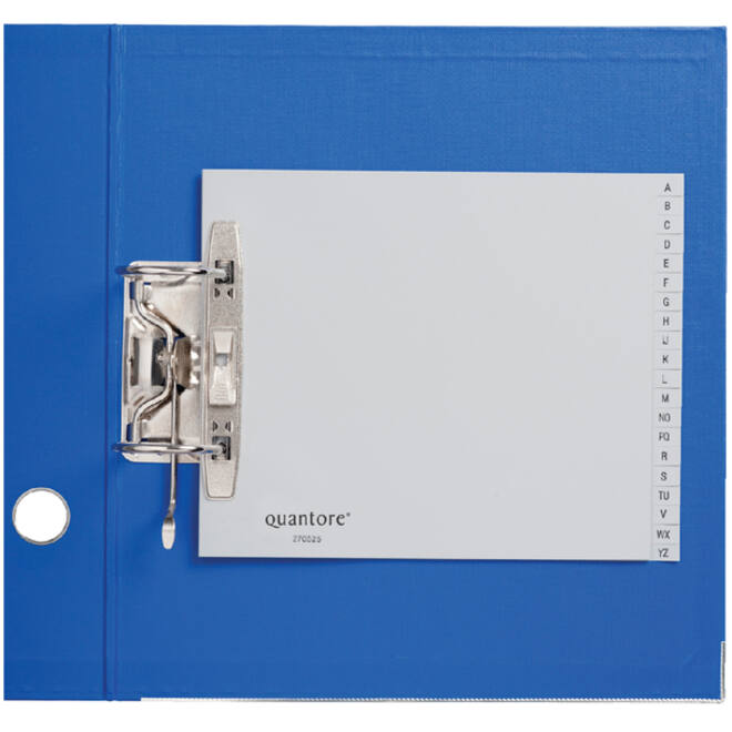 Ordner alfabet Quantore 2-gaats 18x23 PP grijs