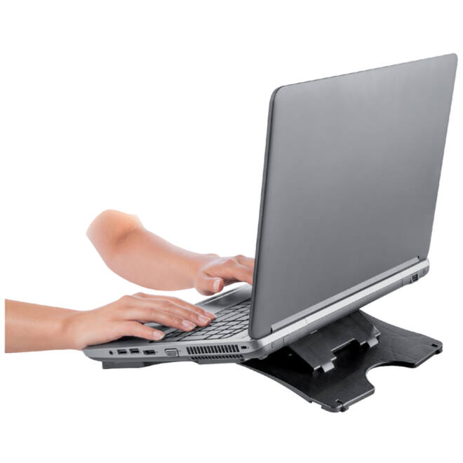 Laptopstandaard Quantore verstelbaar antraciet