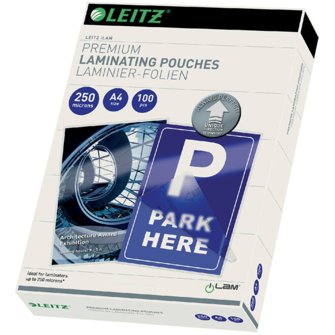 Lamineerhoes Leitz iLAM A4 2x250micron 100stuks