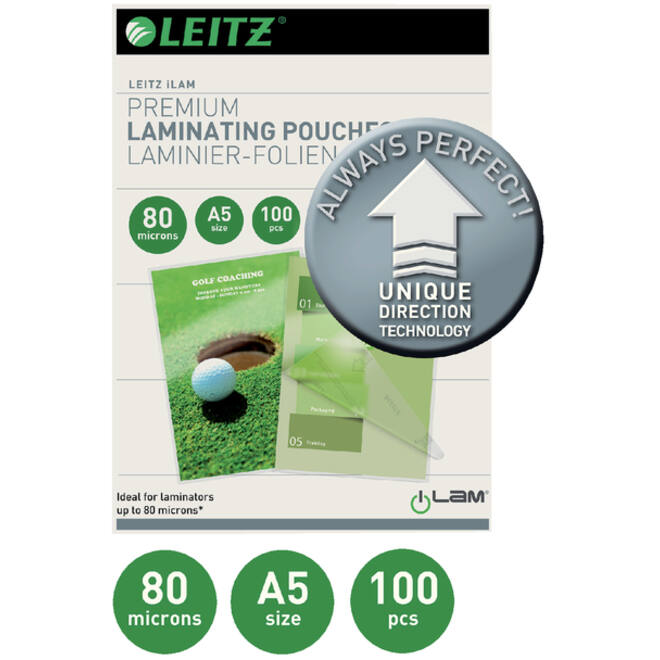 Lamineerhoes Leitz iLAM A5 2x80micron 100stuks